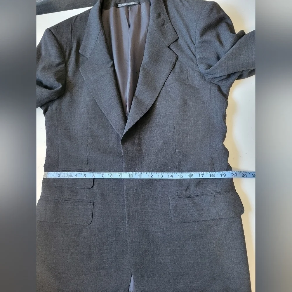 Gucci Men's Sports Wool Blazer Coat in Grey Size 43R (see measurements)